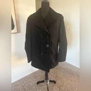 Quarterdeck Collection Black Men's Peacoat